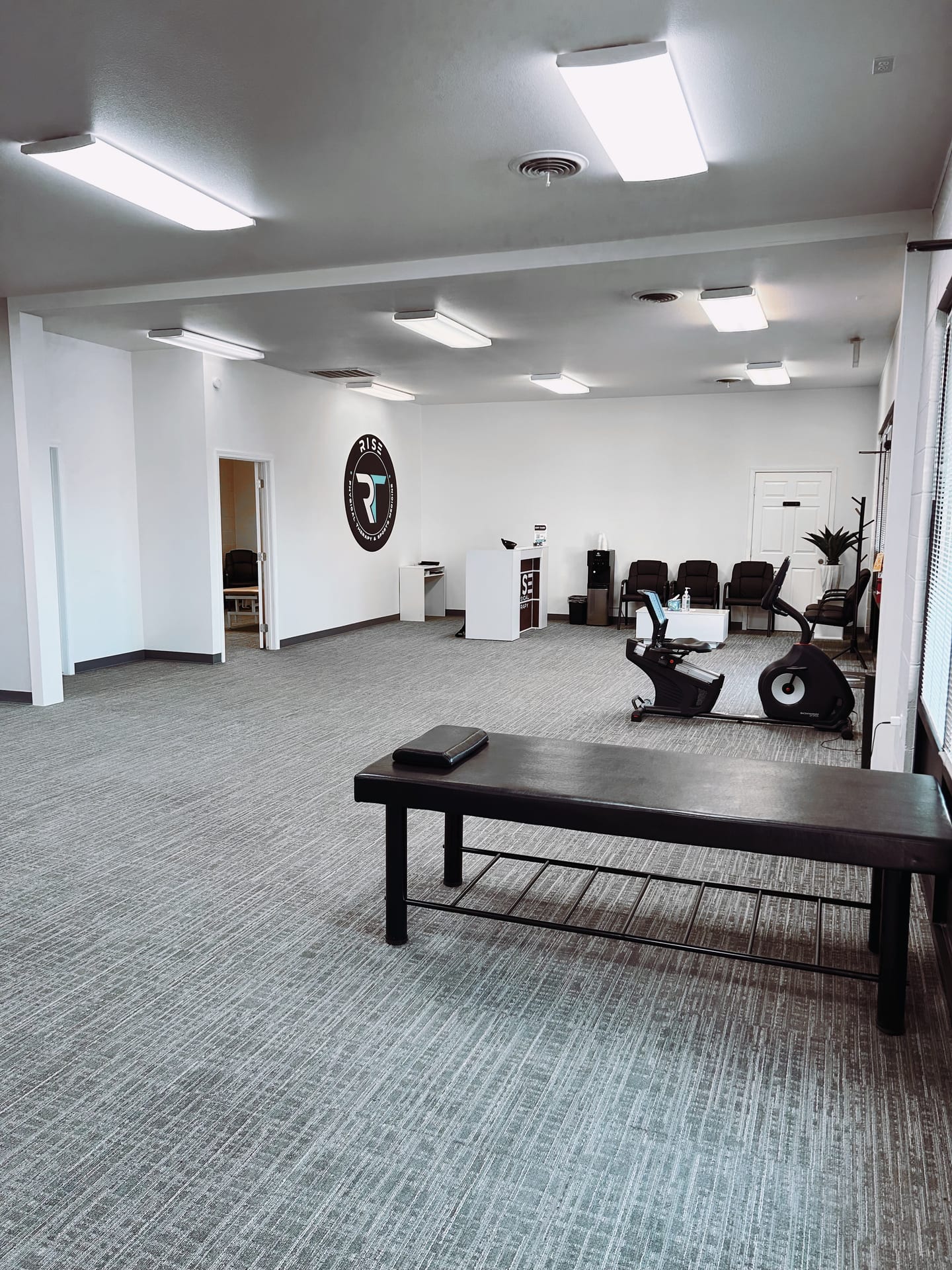 Treatment area at RISE Physical Therapy Nampa clinic