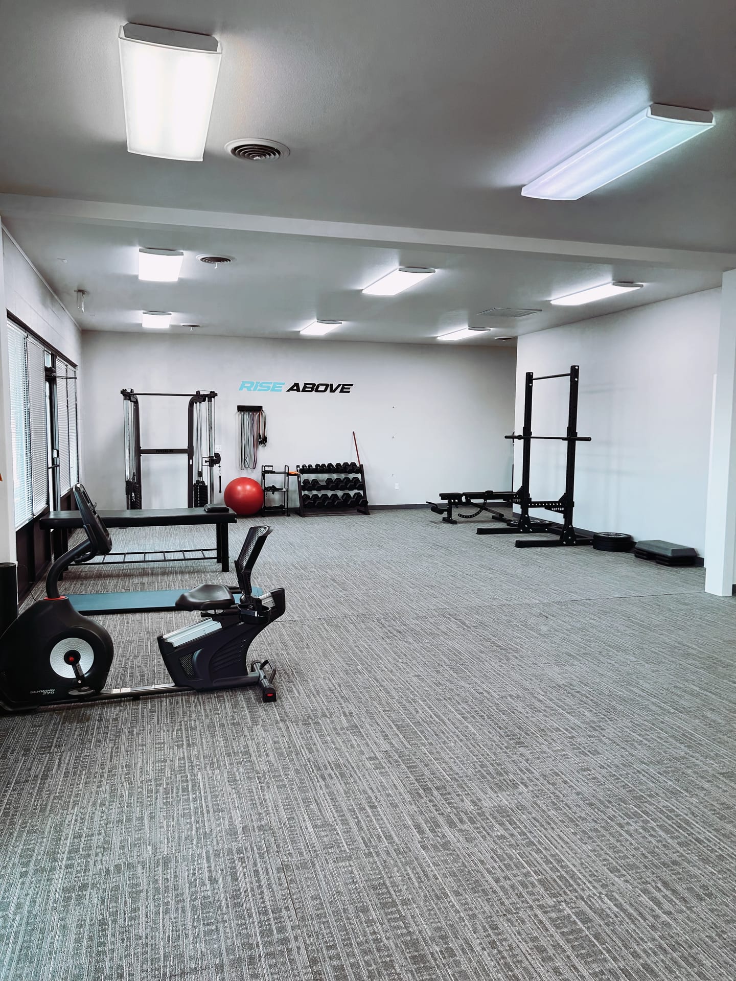 Training area at RISE Physical Therapy Nampa clinic
